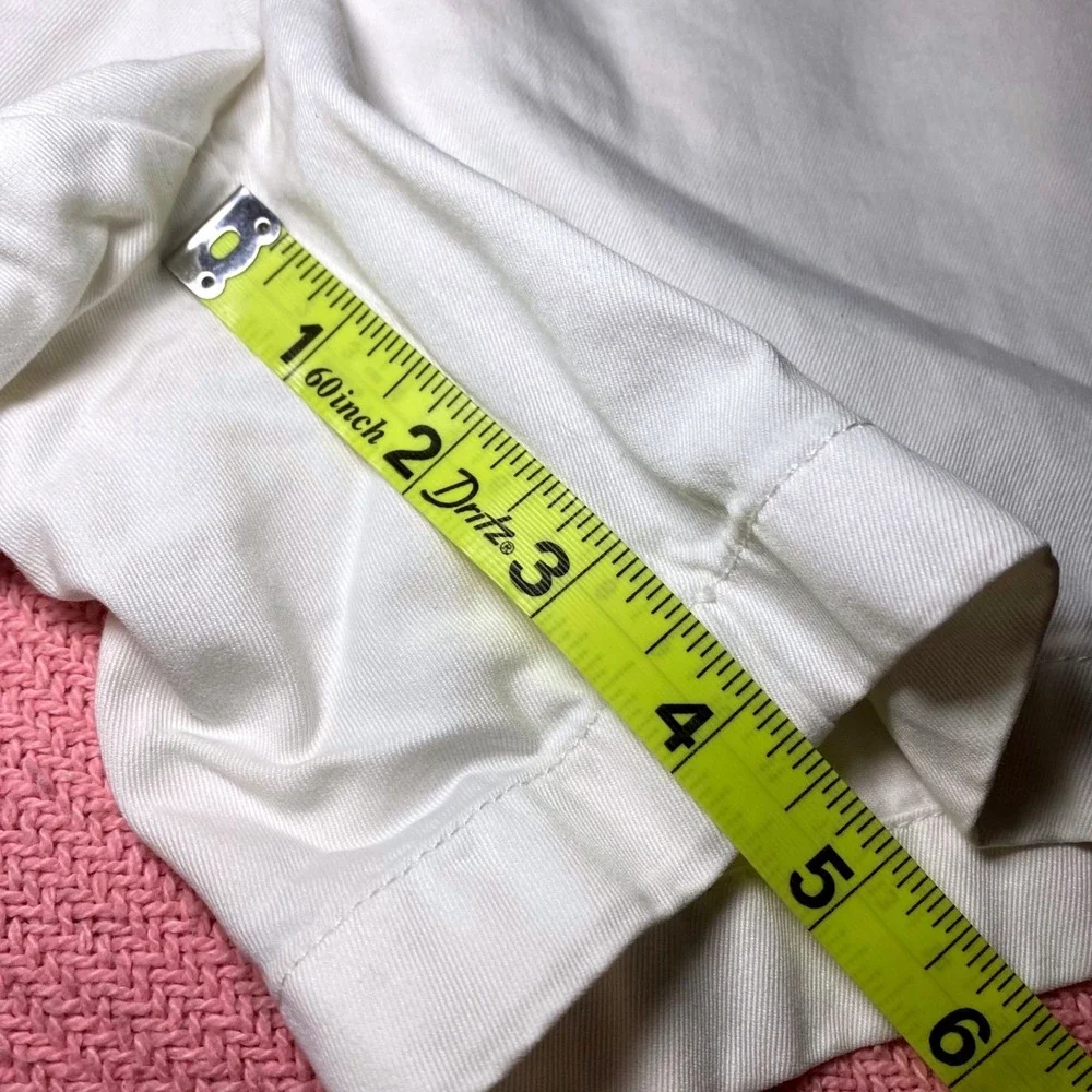 Vineyard Vines Womens White Daybreak Chino Shorts Size 2‎ Cotton Twill Preppy